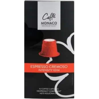 CAFFE MONACO CAFFE MONACO NESPRESSO KAPSULE ESPRESSO CREMOSO 52 g
