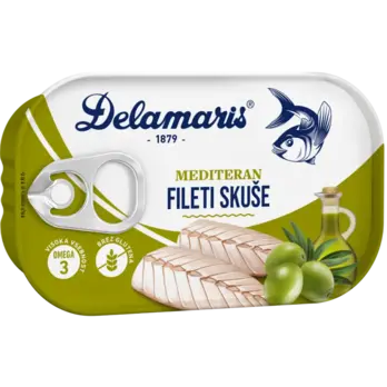 Delamaris Delamaris Skuša mediterana 125g / 40g