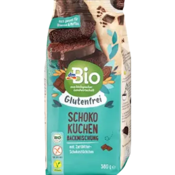 dmBio dmBio Mješavina za čokoladni kolač bez glutena 380 g