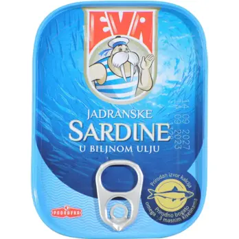 Eva Eva Sardine jadranske u biljnom ulju 100/70 g