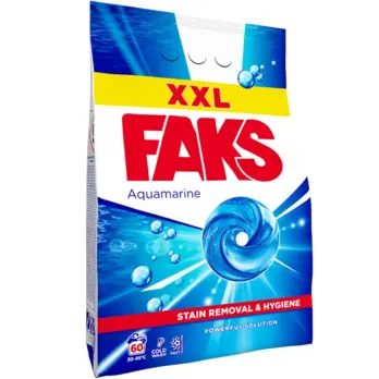 Faks FAKS DETERDŽENT AQUAMARINE 3,3 kg=60 pranja