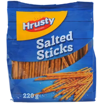 HRUSTY Hrusty Štapići slani 220 g