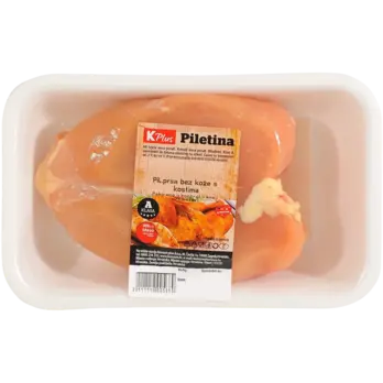 K PLUS K Plus Pileća prsa bez kože s kostima