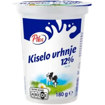 Pilos Pilos Kiselo vrhnje 12 % m.m.