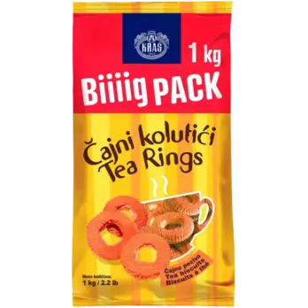 Kraš KRAŠ KEKS ČAJNI KOLUTIĆI 1000 g