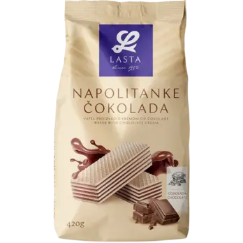 Lasta LASTA NAPOLITANKE ČOKOLADA 420 g
