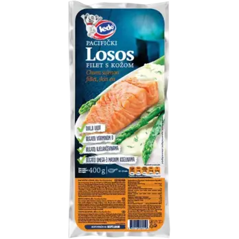 Ledo Ledo Losos file porcija s kožom 400 g