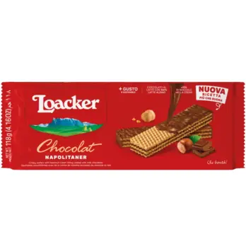 Loacker Loacker vafl mliječna čokolada 118 g