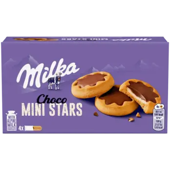 Milka Milka keks Mini Stars 150 g