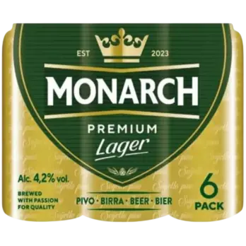 MONARCH Monarch Pivo premium lager 4,2 % 6 x 0,5 l
