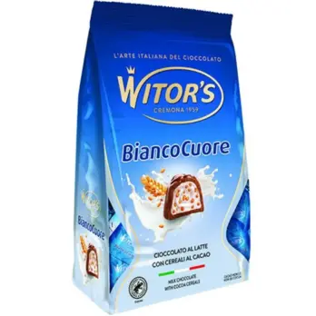 MITTEL  CO  S.R.L. Witors Preline od mliječne čokolade s kremom od lješnjaka 125 g