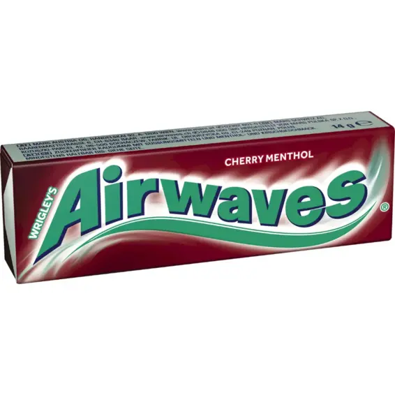 Airwaves Airwaves Cherry Menthol žvakaće gume 14 g, 10 kom.