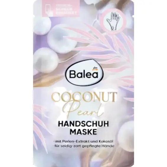 Balea Balea Maska za ruke u obliku rukavica Coconut Pearl 2 kom