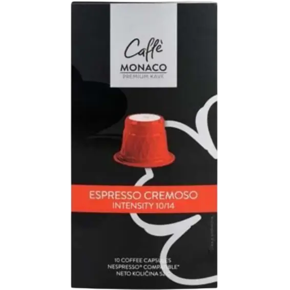 CAFFE MONACO CAFFE MONACO NESPRESSO KAPSULE ESPRESSO CREMOSO 52 g
