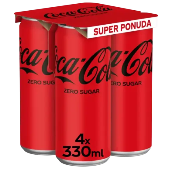 Coca-Cola COCA COLA ZERO 4 X 330  ml