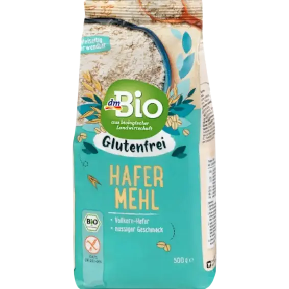 dmBio dmBio Integralno zobeno brašno bez glutena 500 g