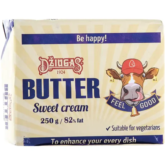 Džiugas Džuigas Maslac 82% 250 g