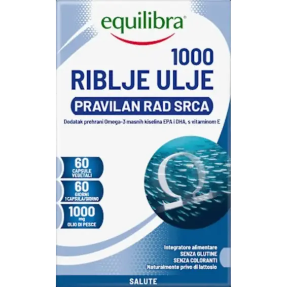 equilibra Equilibra riblje ulje 1000mg 60kom