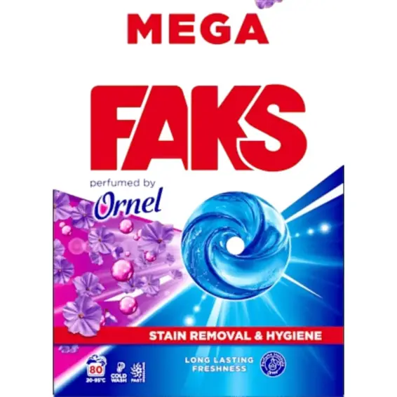 Faks FAKS BY ORNEL DETERDŽENT 4,4 kg = 80 pranja