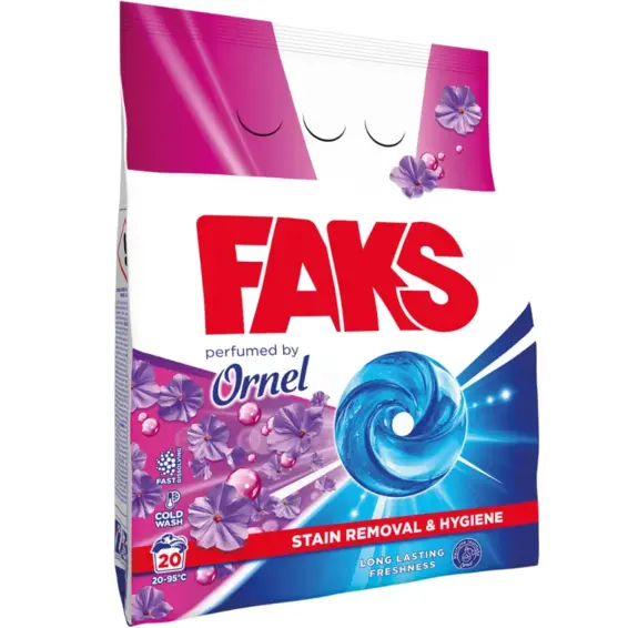 Faks FAKS DETERDŽENT BY ORNEL 1,1 kg=20 pranja