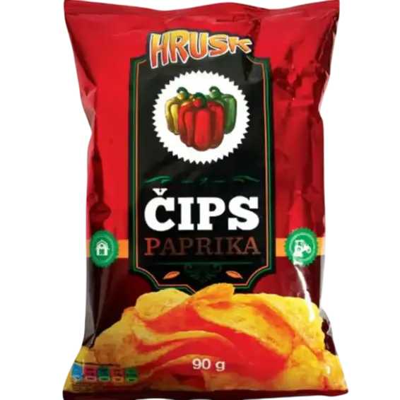 HRUSK HRUSK Čips paprika 40 g