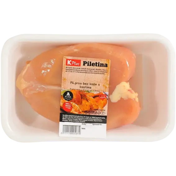 K PLUS K Plus Pileća prsa bez kože s kostima