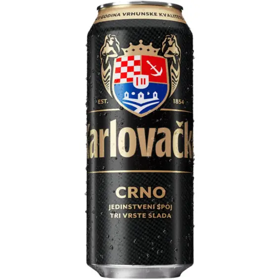 Karlovačko Karlovačko crno pivo 6 % 0,5 l limenka