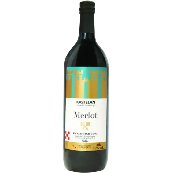 NTL KASTELAN Merlot kvalitetno vino 1 l