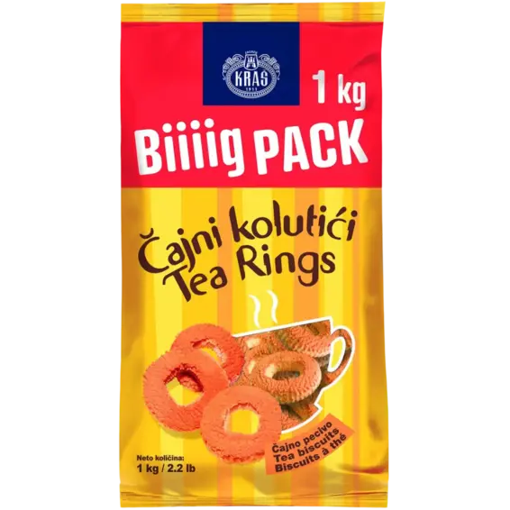 Kraš KRAŠ KEKS ČAJNI KOLUTIĆI 1000 g
