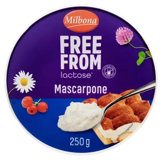 Milbona MILBONA Mascarpone bez laktoze 250 g