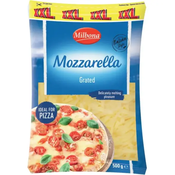 Milbona Milbona Mozzarella ribana XXL 500 g