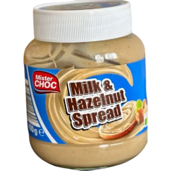 Mister Choc Mister CHOC Milk & Hazelnut Spread 400 g