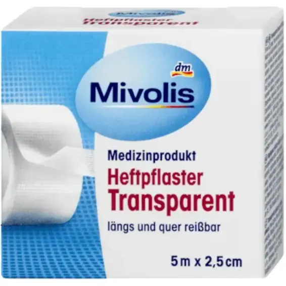 Mivolis Mivolis Transparentni flaster u traci 5 m x 2,5 cm