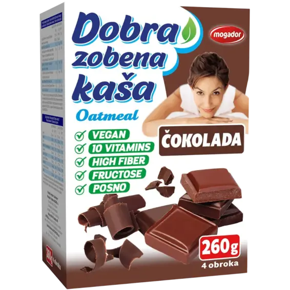 Dobra Mogador Dobra zobena kaša čokolada 260 g