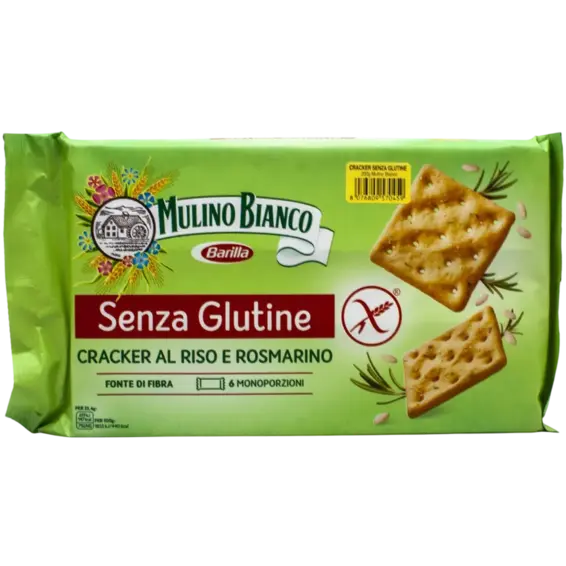 BARILLA BEZ GLUTENA MULINO BIANCO KREKER RIŽA RUZMARIN BEZ GLUTENA 200 g
