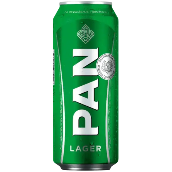 Pan Pan svijetlo pivo 4,8 % limenka 0,5 l