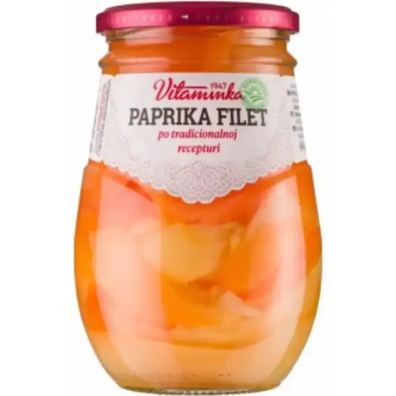 Vitaminka Vitaminka Paprika filet žuta 650 g / 360 g