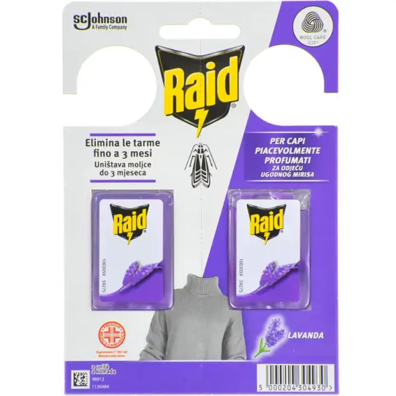 Raid Raid Tarme protiv moljaca lavanda 2 kom