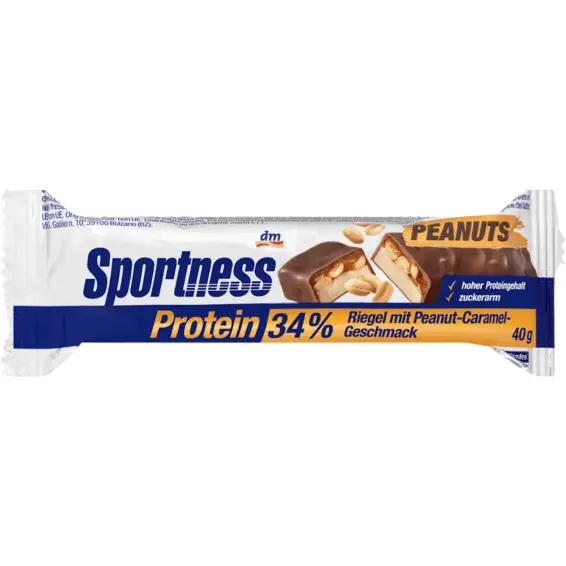 Sportness Sportness protinska pločica kikiriki 40 g