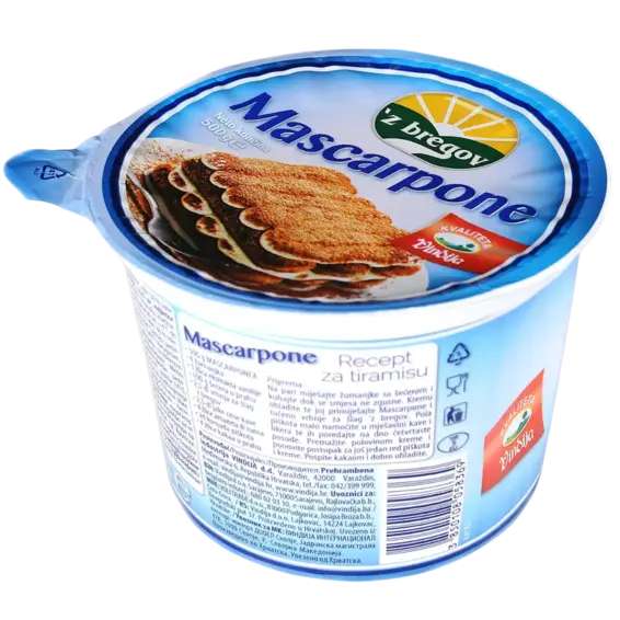 z bregov Vindija Mascarpone meki sir 500 g