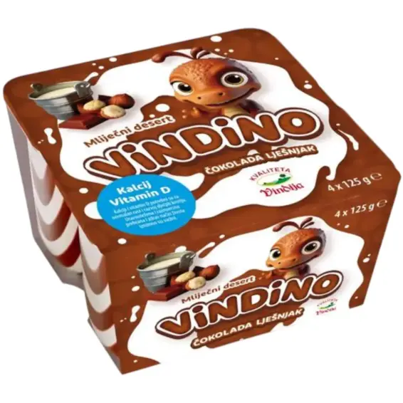 Vindino Vindino Mliječni desert 4 x 125 g