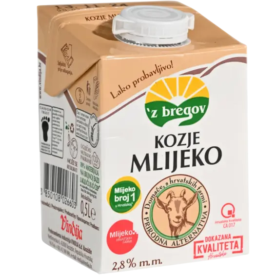 z bregov Z bregov kozje mlijeko 2,8% mm 0,5 l