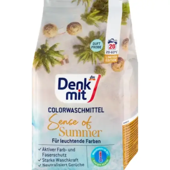 Denkmit Denkmit Deterdžent za pranje šarenog rublja Sense of Summer 1,3 kg