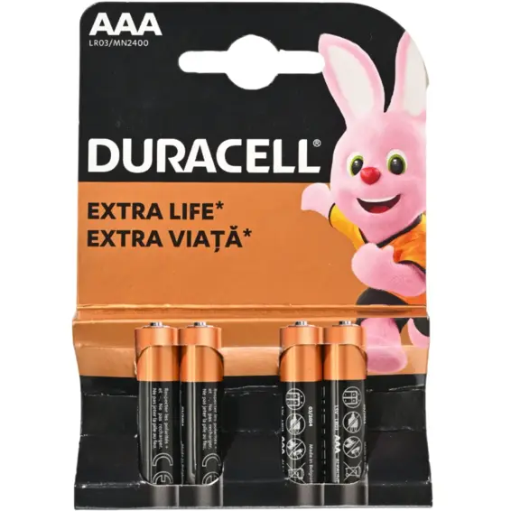 DURACELL DURACELL BASIC AAA K4 DURALOCK