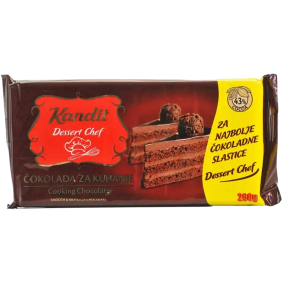 Dessert Chef Kandit Dessert Chef Čokolada za kuhanje 200 g